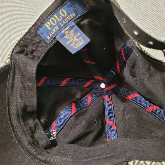 NWT Vintage Polo Tweed Baseball Cap - Picture 5 of 5